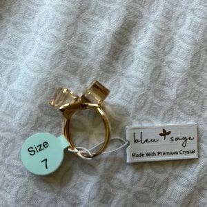 BLEU SAGE STERLING SILVER RING SIZE 7